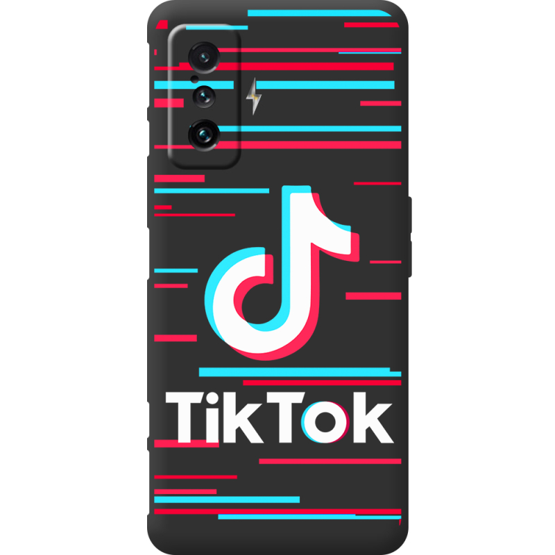 Черный чехол BoxFace Poco F4 GT Tik Tok