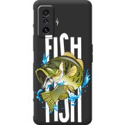 Черный чехол BoxFace Poco F4 GT Fish