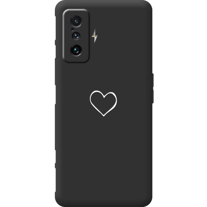 Черный чехол BoxFace Poco F4 GT My Heart