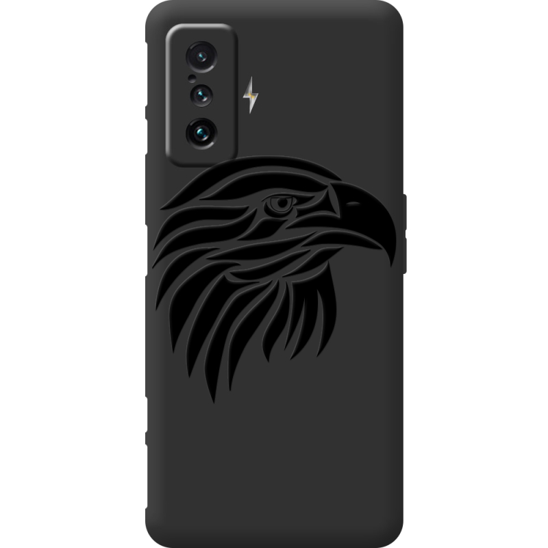 Черный чехол BoxFace Poco F4 GT Eagle