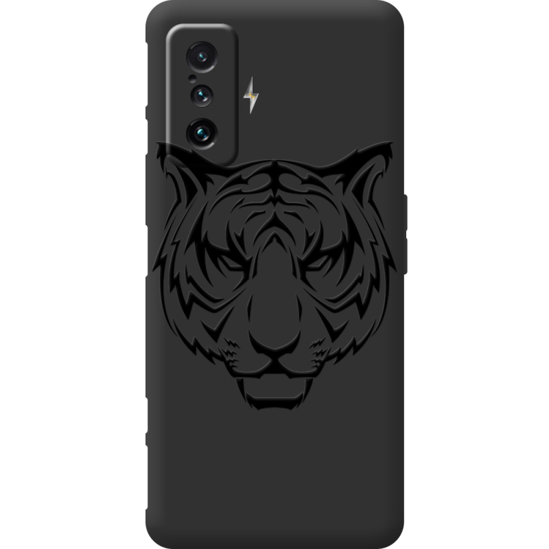 Черный чехол BoxFace Poco F4 GT Tiger