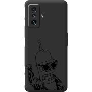 Черный чехол BoxFace Poco F4 GT 