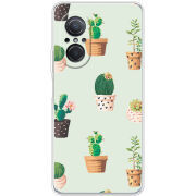 Чехол BoxFace Huawei Nova 9 SE L-green Cacti