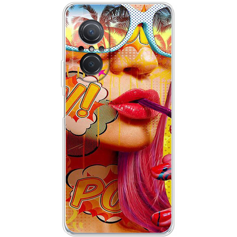 Чехол BoxFace Huawei Nova 9 SE Yellow Girl Pop Art