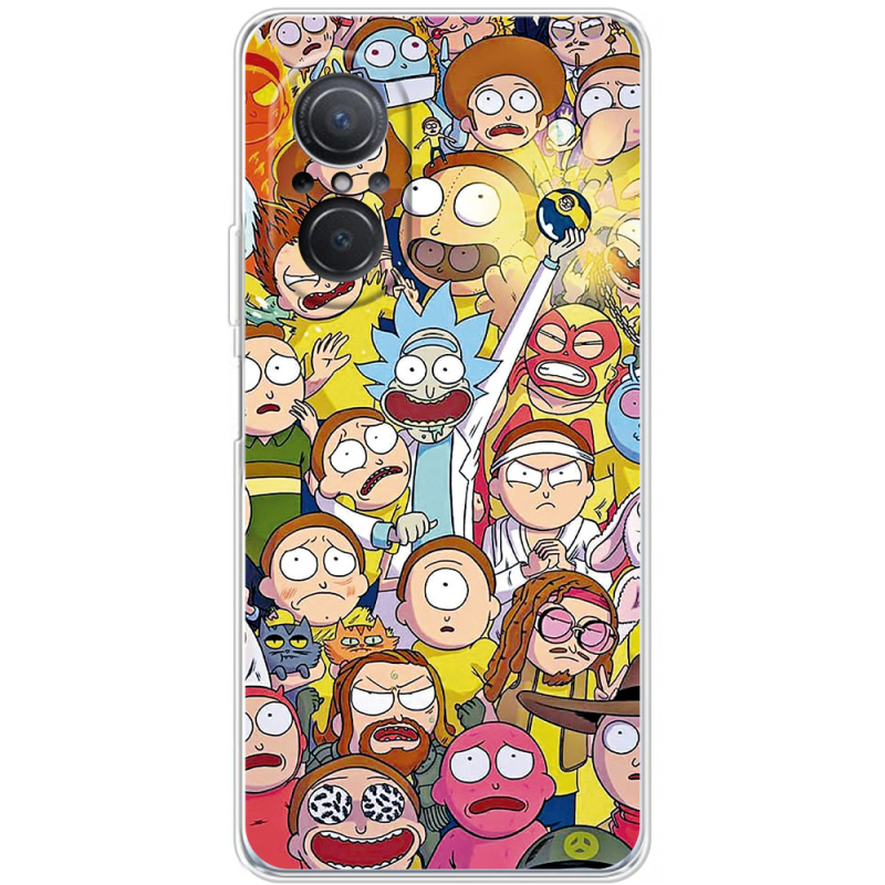 Чехол BoxFace Huawei Nova 9 SE Rick and Morty