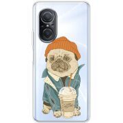 Прозрачный чехол BoxFace Huawei Nova 9 SE Dog Coffeeman