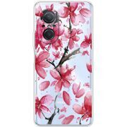 Прозрачный чехол BoxFace Huawei Nova 9 SE Pink Magnolia