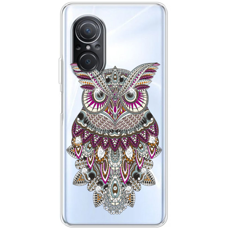 Чехол со стразами Huawei Nova 9 SE Owl