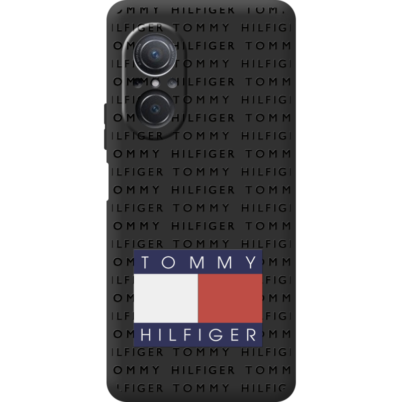 Черный чехол BoxFace Huawei Nova 9 SE Tommy Print