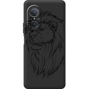 Черный чехол BoxFace Huawei Nova 9 SE Lion