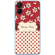 Чехол BoxFace Tecno Spark 9 Pro Именной Polka Dots