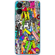 Чехол BoxFace Tecno Spark 9 Pro Multicolored Inscriptions