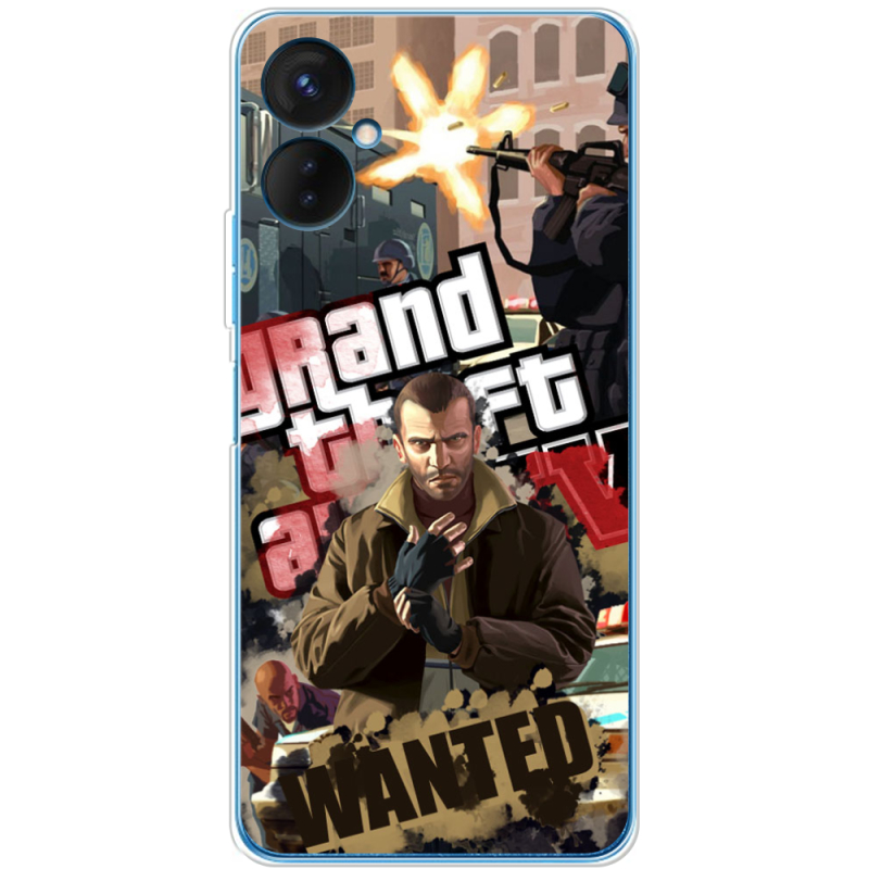 Чехол BoxFace Tecno Spark 9 Pro GTA 4