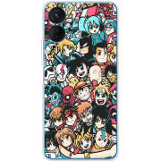 Чехол BoxFace Tecno Spark 9 Pro Anime Stickers