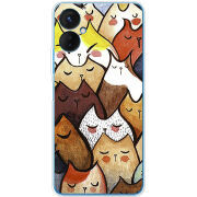 Чехол BoxFace Tecno Spark 9 Pro Sleepy Cats