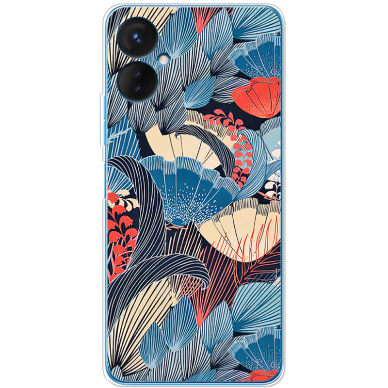 Чехол BoxFace Tecno Spark 9 Pro Blue Herb