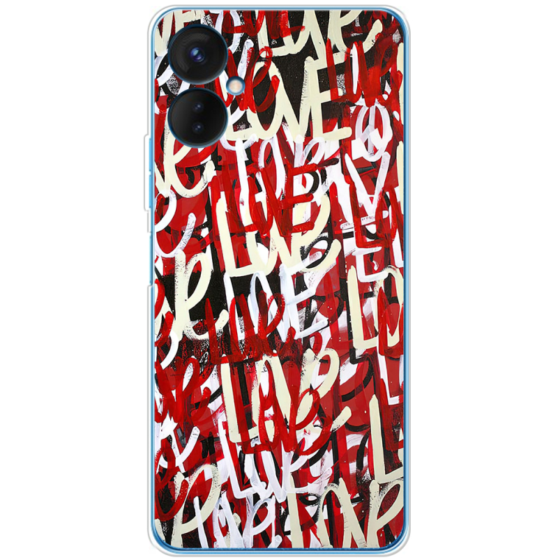 Чехол BoxFace Tecno Spark 9 Pro Love Graffiti