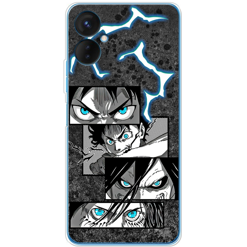 Чехол BoxFace Tecno Spark 9 Pro Eren Yeager Transformation
