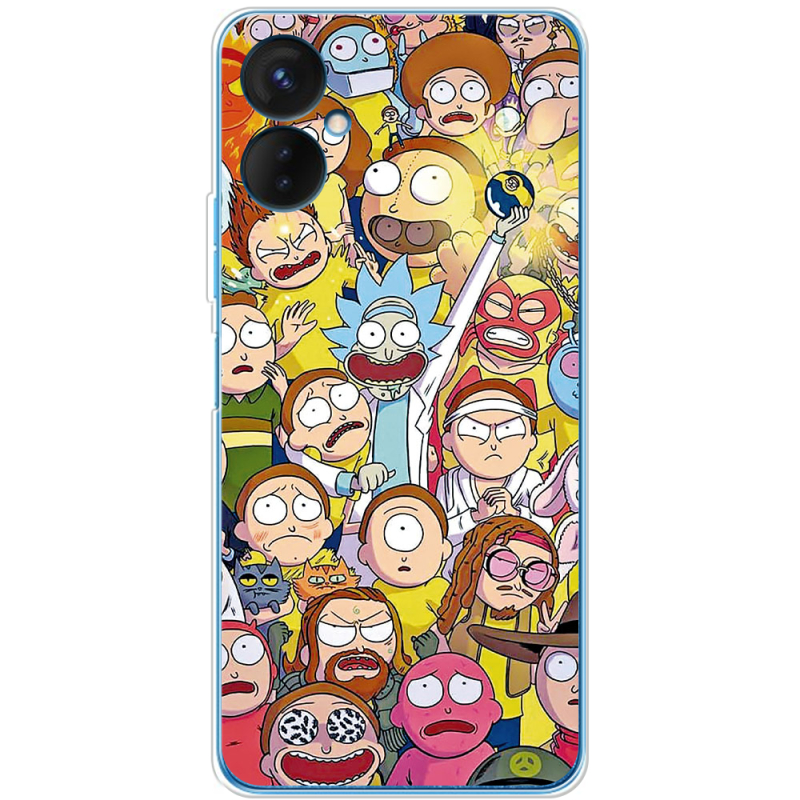 Чехол BoxFace Tecno Spark 9 Pro Rick and Morty