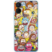 Чехол BoxFace Tecno Spark 9 Pro Rick and Morty