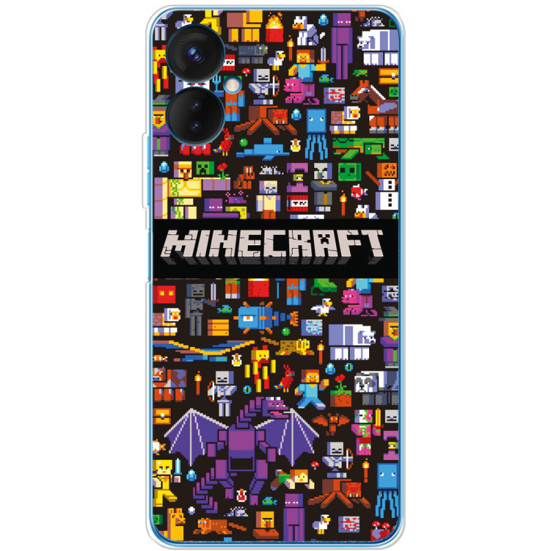 Чехол BoxFace Tecno Spark 9 Pro Minecraft Mobbery