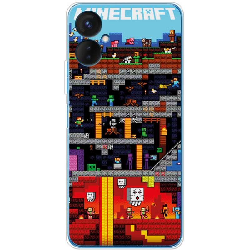 Чехол BoxFace Tecno Spark 9 Pro Minecraft Lode Runner