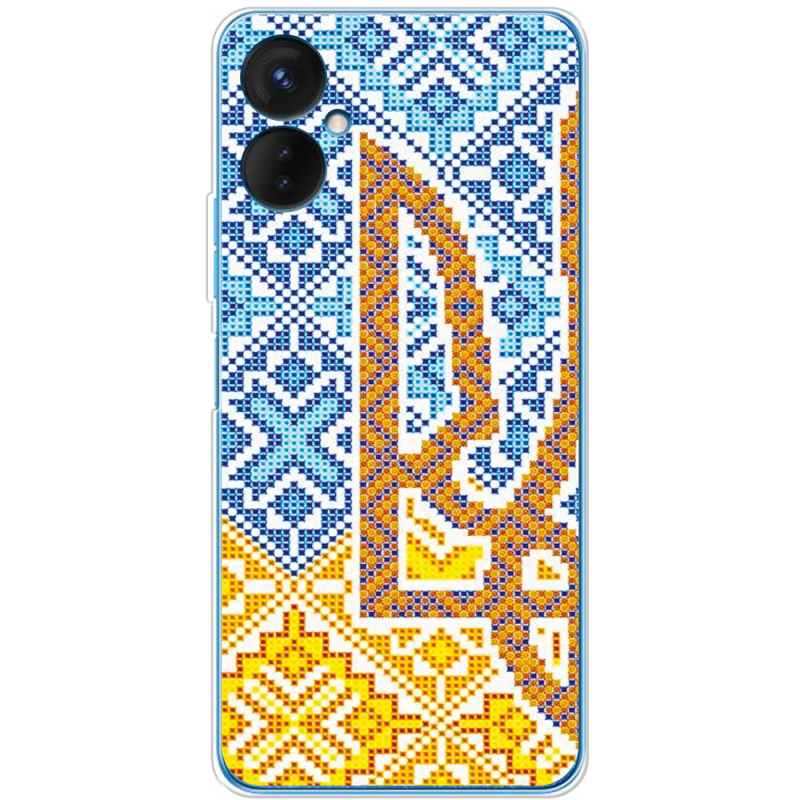 Чехол BoxFace Tecno Spark 9 Pro Тризуб Вишивка