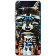 Чехол BoxFace Tecno Spark 9 Pro Енот с банкой