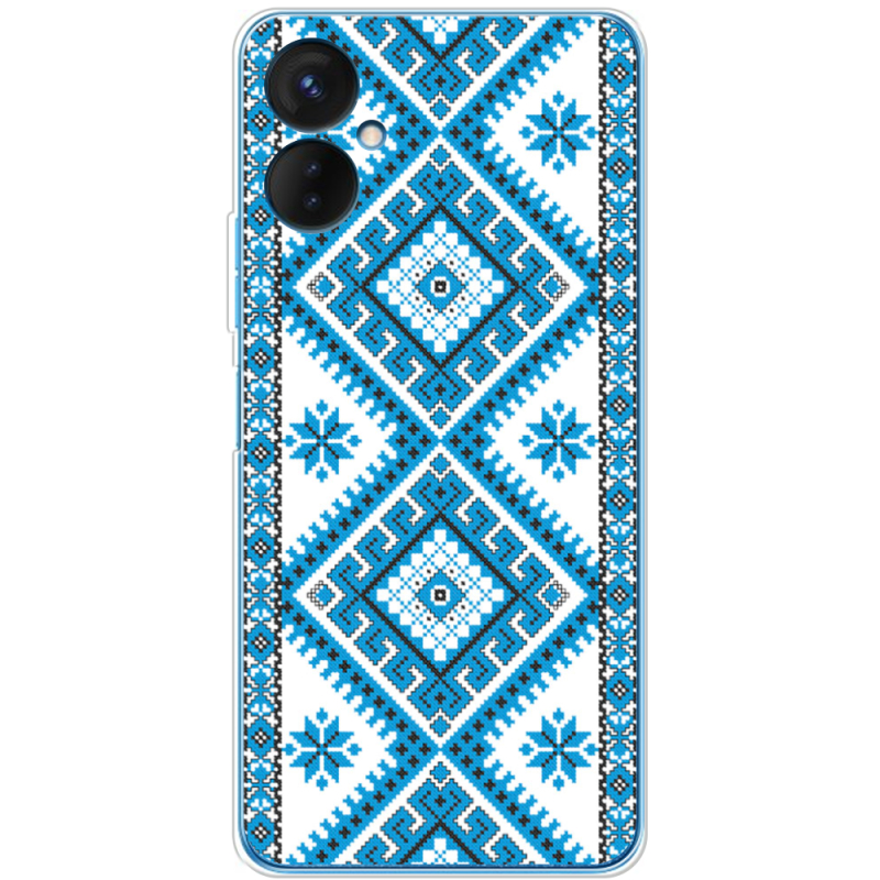 Чехол BoxFace Tecno Spark 9 Pro Блакитний Орнамент
