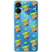 Прозрачный чехол BoxFace Tecno Spark 9 Pro Pattern Baby Yoda