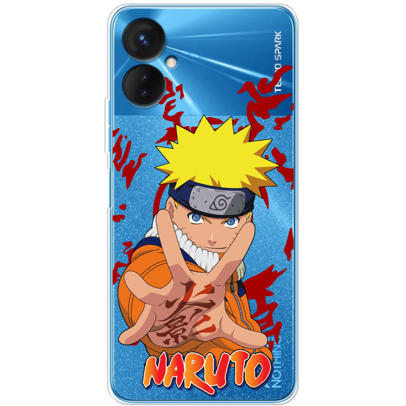 Прозрачный чехол BoxFace Tecno Spark 9 Pro Naruto