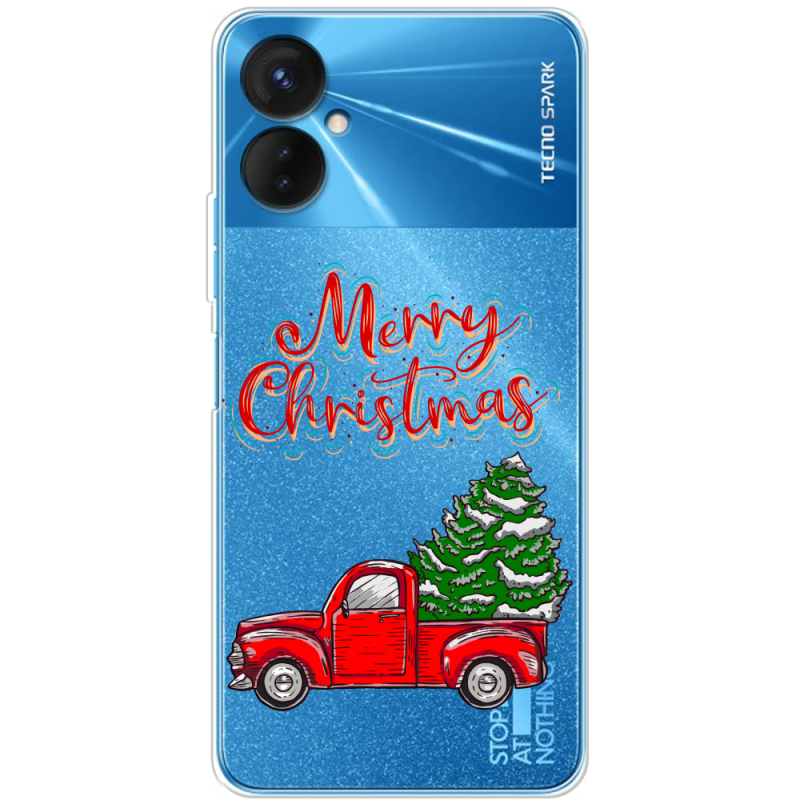 Прозрачный чехол BoxFace Tecno Spark 9 Pro Holiday Car