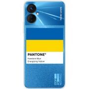 Прозрачный чехол BoxFace Tecno Spark 9 Pro Pantone вільний синій