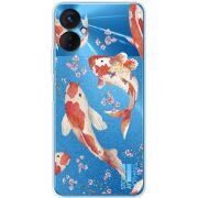 Прозрачный чехол BoxFace Tecno Spark 9 Pro Japanese Koi Fish