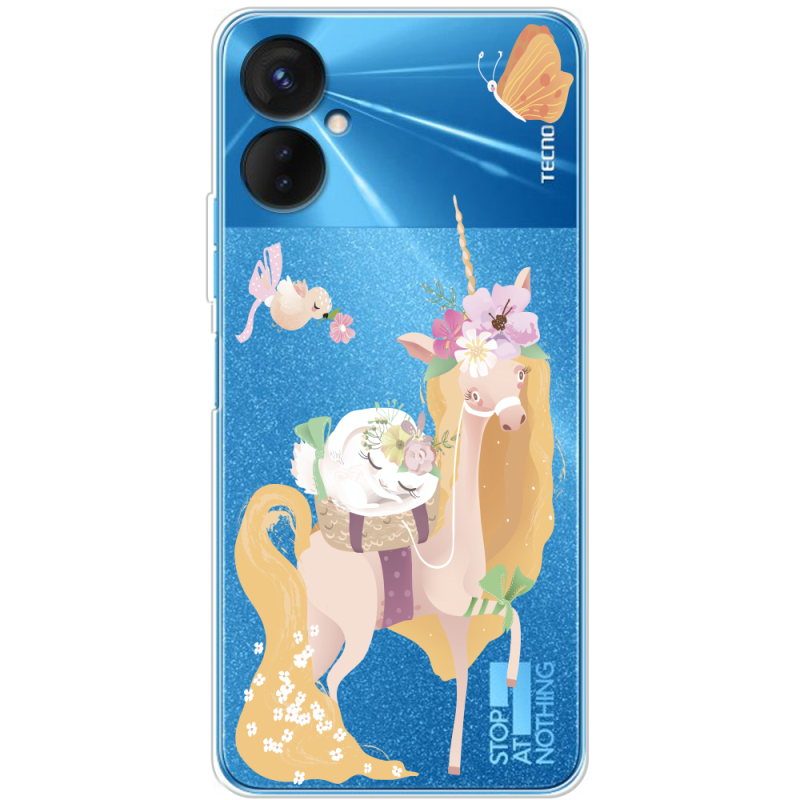 Прозрачный чехол BoxFace Tecno Spark 9 Pro Uni Blonde