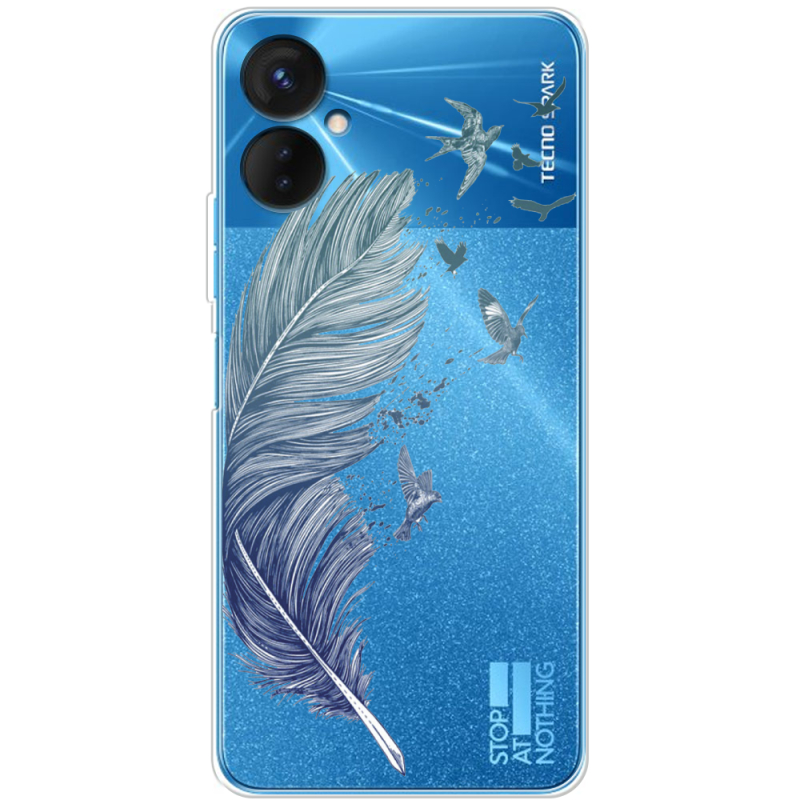 Прозрачный чехол BoxFace Tecno Spark 9 Pro Feather