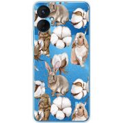 Прозрачный чехол BoxFace Tecno Spark 9 Pro Cotton and Rabbits