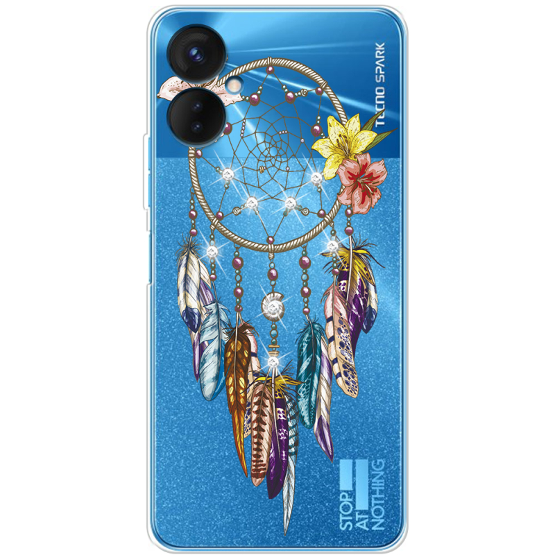 Чехол со стразами BoxFace Tecno Spark 9 Pro Dreamcatcher