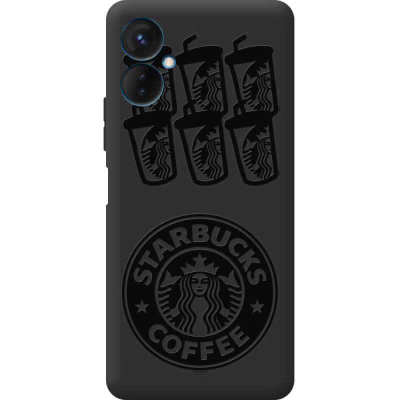 Черный чехол BoxFace Tecno Spark 9 Pro Black Coffee