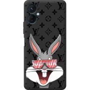 Черный чехол BoxFace Tecno Spark 9 Pro looney bunny