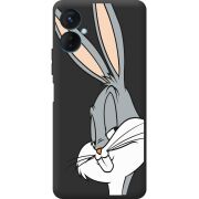 Черный чехол BoxFace Tecno Spark 9 Pro Lucky Rabbit