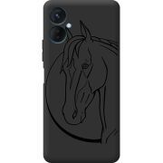Черный чехол BoxFace Tecno Spark 9 Pro Horse