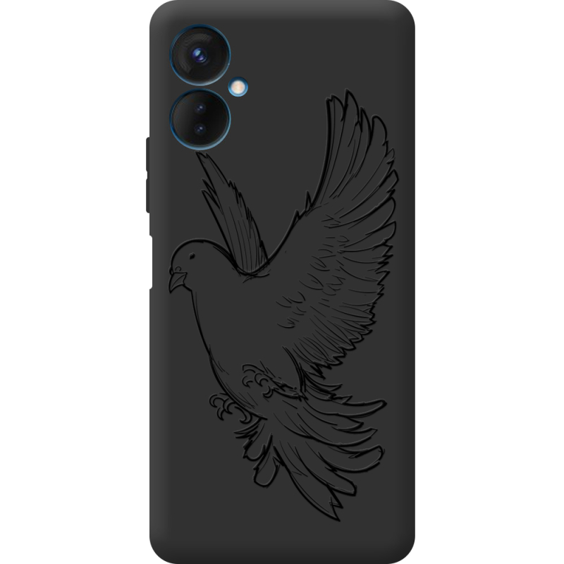 Черный чехол BoxFace Tecno Spark 9 Pro Dove
