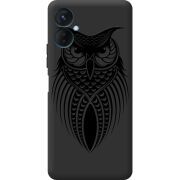 Черный чехол BoxFace Tecno Spark 9 Pro Owl