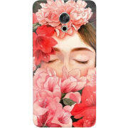 Чехол Uprint Meizu Pro 6 Plus Girl in Flowers