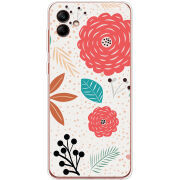 Чехол BoxFace Samsung Galaxy A04 (A045) Line Flowers