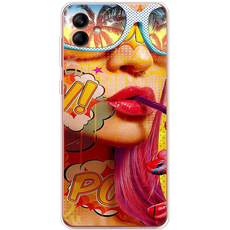 Чехол BoxFace Samsung Galaxy A04 (A045) Yellow Girl Pop Art