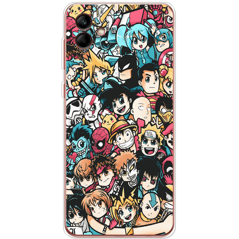 Чехол BoxFace Samsung Galaxy A04 (A045) Anime Stickers