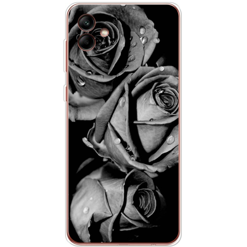 Чехол BoxFace Samsung Galaxy A04 (A045) Black and White Roses