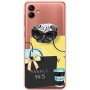 Прозрачный чехол BoxFace Samsung Galaxy A04 (A045) Fashion Pug